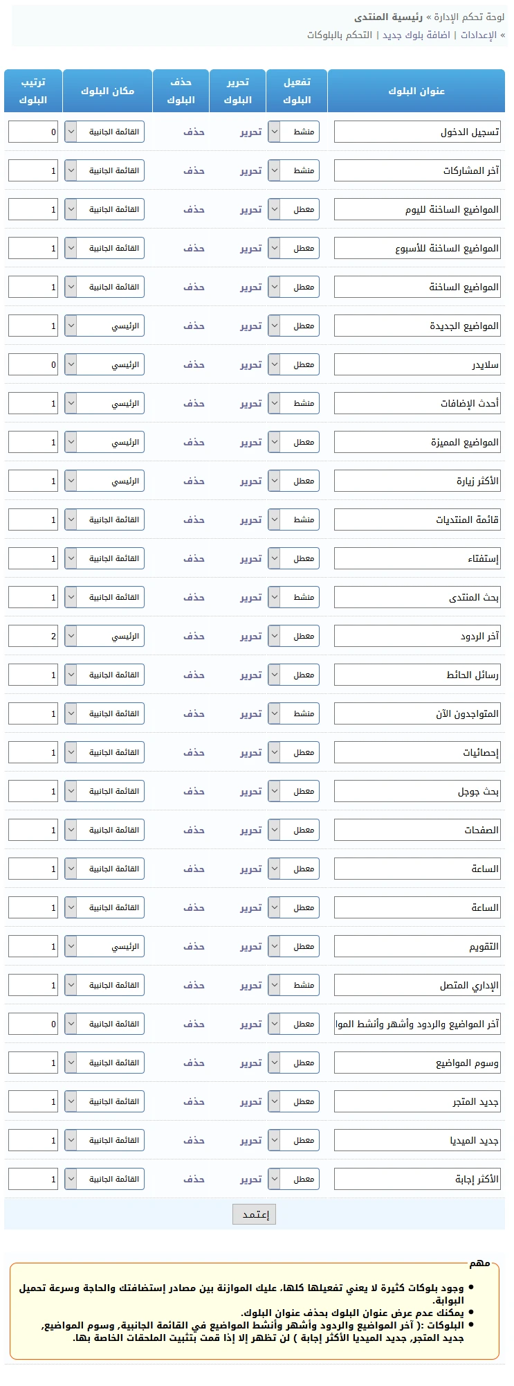 ملحق المجلة على رئيسية المنتدى